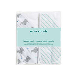 aden + anais® Essentials 2-Pack Hooded Towels in Baby Star