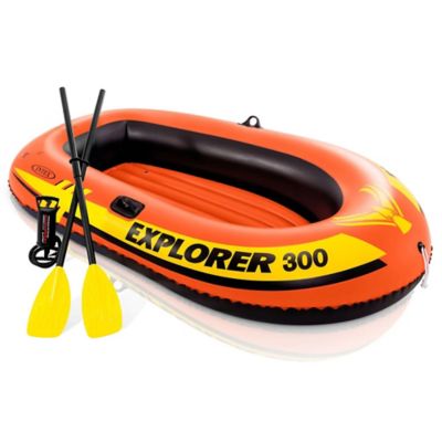 Intex&reg; Explorer&trade; 300 Inflatable Pool Boat in Red