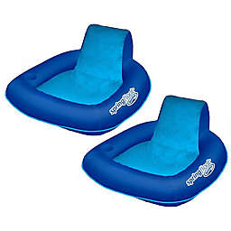SwimWays™ Spring Float Sun Seat Inflatable Pool Floats in Blue (Set of 2)