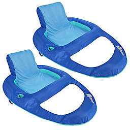 SwimWays™ X-Large Spring Floating Pool Recliners in Blue (Set of 2)