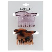 Capelli&reg; 2-Piece Butterfly Claw Clips in Pale Lilac