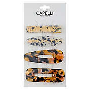 Capelli&reg; 4-Piece Marble Hair Clips
