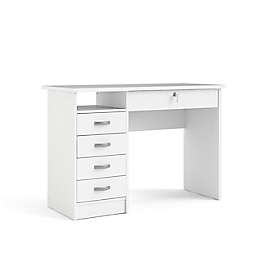 Tvilum® Walden 5-Drawer Desk in White