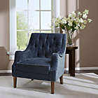 Alternate image 1 for Madison Park&reg; Qwen Button Tufted Accent Chair in Navy