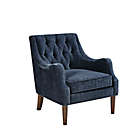 Alternate image 0 for Madison Park&reg; Qwen Button Tufted Accent Chair in Navy