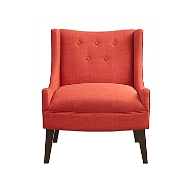 Madison Park&reg; Malabar Accent Chair in Orange. View a larger version of this product image.