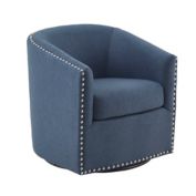Madison Park&trade; Tyler Swivel Chair in Blue