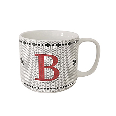 Bee &amp; Willow&trade; Monogram Letter &quot;B&quot; Mosaic Print 16 oz. Mug. View a larger version of this product image.