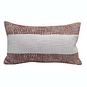 Bee &amp; Willow&trade; Harvest Stripe Oblong Throw Pillow in Rust