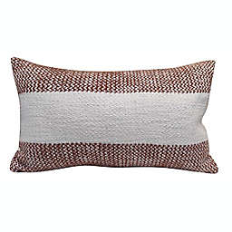 Bee & Willow™ Harvest Stripe Oblong Throw Pillow in Rust