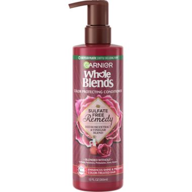 Garnier&reg; 12 fl. oz. Whole Blends Sulfate-Free Remedy Red Rose Extract/Vinegar Conditioner. View a larger version of this product image.