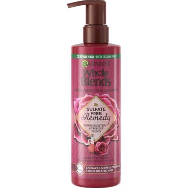 Garnier&reg; 12 fl. oz. Whole Blends Sulfate-Free Remedy Red Rose Extract/Vinegar Shampoo. View a larger version of this product image.
