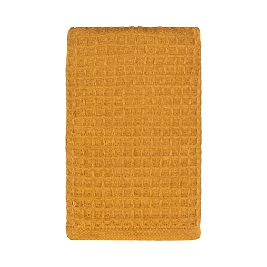 Studio 3B&trade; Waffle Hand Towel in Ochre. View a larger version of this product image.