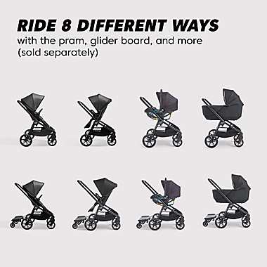 Baby Jogger&reg; City Sights&reg; Single Stroller in Rich Black. View a larger version of this product image.