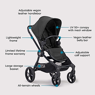 Baby Jogger&reg; City Sights&reg; Travel System in Rich Black. View a larger version of this product image.