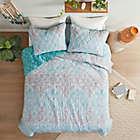Alternate image 4 for Madison Park&reg; Cardi 3-Piece Reversible Cotton Full/Queen Coverlet Set in Teal