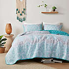 Alternate image 0 for Madison Park&reg; Cardi 3-Piece Reversible Cotton Full/Queen Coverlet Set in Teal