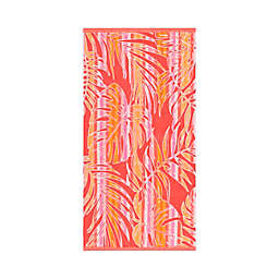 H for Happy™ Warm Jacquard Beach Towel in Leaves