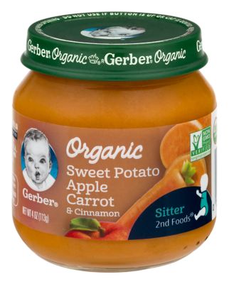 Gerber&reg; 2nd Foods&reg; Organic 4 oz. Sweet Potato, Apple, Carrot and Cinnamon Baby Food
