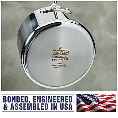 All-Clad D3 Stainless Steel 8-Piece Cookware Set. View a larger version of this product image.
