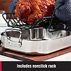 Alternate image 6 for All-Clad&reg; Stainless Steel Roaster With Rack