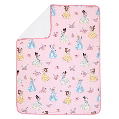 Lambs &amp; Ivy&reg; Disney&reg; Princesses Baby Blanket in Pink. View a larger version of this product image.