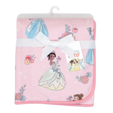 Lambs &amp; Ivy&reg; Disney&reg; Princesses Baby Blanket in Pink. View a larger version of this product image.