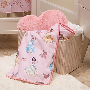 Lambs &amp; Ivy&reg; Disney&reg; Princesses Baby Blanket in Pink. View a larger version of this product image.