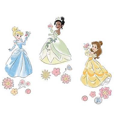 Lambs &amp; Ivy&reg; Disney&reg; Princesses 20-Piece Wall Decals. View a larger version of this product image.
