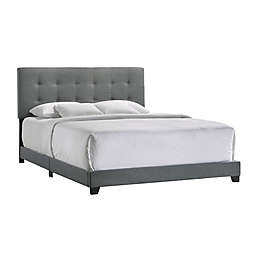 Intercon Furniture Addyson King Upholstered Bed in Gunmetal