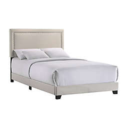 Intercon Furniture Zion Upholstered Bed in Fog