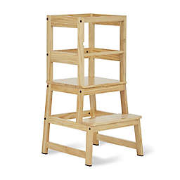 Dream On Me 2-in-1 Learning Tower and Step Stool in Natural