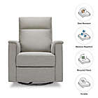 Alternate image 5 for Willa Recliner in Performance Gray Eco Weave