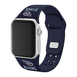 NFL Tennessee Titans Apple Watch® Wordmark Logo Silicone Band