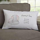 Alternate image 0 for Parent &amp; Child Elephant Personalized Oblong Throw Pillow in Multi