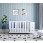 Alternate image 4 for Storkcraft&trade; Malibu 3-in-1 Customizable Convertible Storage Crib in White