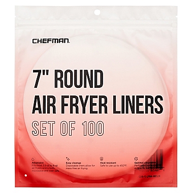 Chefman 100-Count 7-Inch Round Air Fryer Liners. View a larger version of this product image.