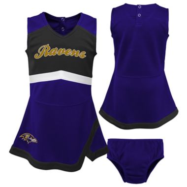 NFL Baltimore Ravens Size 18M Cheer Captain 2-Piece Jumper Dress Set. View a larger version of this product image.
