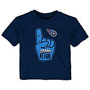 NFL Size 12M Tennessee Titans #1 Fan Short Sleeve T-Shirt