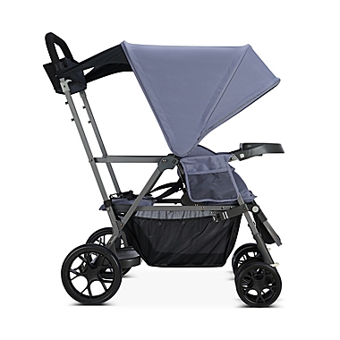 Joovy&reg; Caboose Ultralight Stand-On Double Stroller in Slate. View a larger version of this product image.