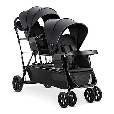 Joovy&reg; Big Caboose Stand-On Triple Stroller in Jet. View a larger version of this product image.