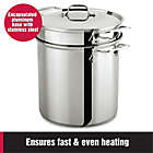 Alternate image 2 for All-Clad 8 qt. Stainless Steel Covered Multicooker