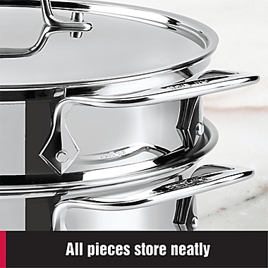 All-Clad 8 qt. Stainless Steel Covered Multicooker. View a larger version of this product image.