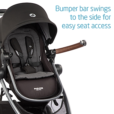 Maxi-Cosi&reg; Zelia&trade;&sup2; Max 5-in-1 Modular Travel System in Black. View a larger version of this product image.