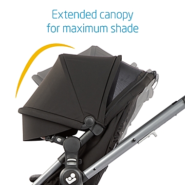 Maxi-Cosi&reg; Zelia&trade;&sup2; Max 5-in-1 Modular Travel System in Black. View a larger version of this product image.