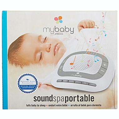 HoMedics&reg; MyBaby Portable SoundSpa in White. View a larger version of this product image.