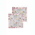 Alternate image 0 for Loulou Lollipop 2-Pack Shell Floral Security Blankets in Pink/Multi