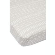 Loulou Lollipop&reg; Mudcloth Fitted Crib Sheet in Grey