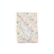 Loulou Lollipop&reg; Floral Muslin Baby Blanket in White/Multi