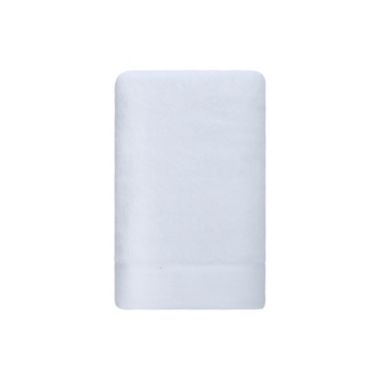 The Threadery&trade; Linen Cuff Bath Towel in Bright White. View a larger version of this product image.